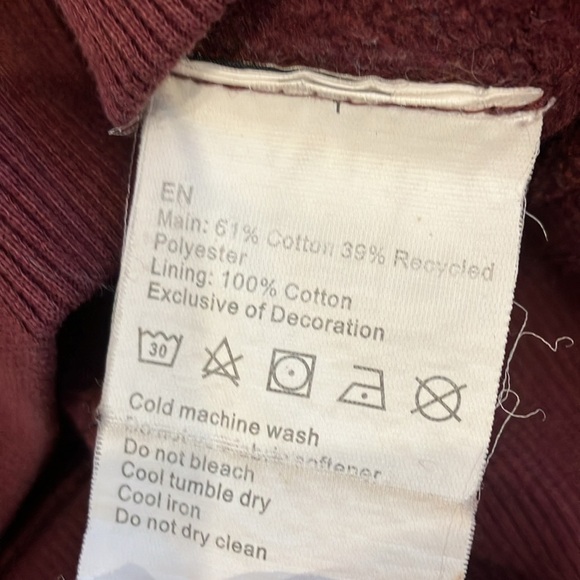 Women’s size 8 Kathmandu sweater long sleeve burgundy - Picture 10 of 16